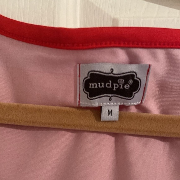 Mud Pie Red and Pink Striped Dress - Picture 2 of 6